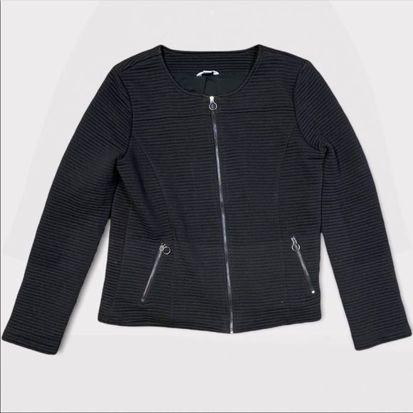 Calvin KLEIN | Ribbed Zip Jacket - Picture 1 of 5